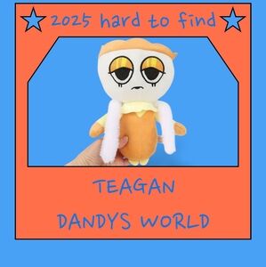 Dandys WORLD Teagan Orange and White Plushy